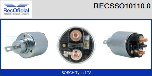 RECOFICIAL RECSSO10110.0 - Ievilcējrelejs, Starteris adetalas.lv