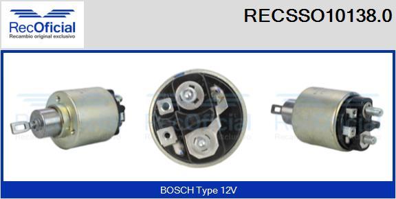 RECOFICIAL RECSSO10138.0 - Ievilcējrelejs, Starteris adetalas.lv