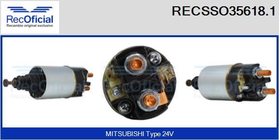 RECOFICIAL RECSSO35618.1 - Ievilcējrelejs, Starteris adetalas.lv