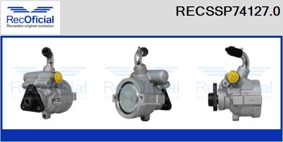 RECOFICIAL RECSSP74127.0 - Hidrosūknis, Stūres iekārta adetalas.lv