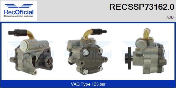 RECOFICIAL RECSSP73162.0 - Hidrosūknis, Stūres iekārta adetalas.lv
