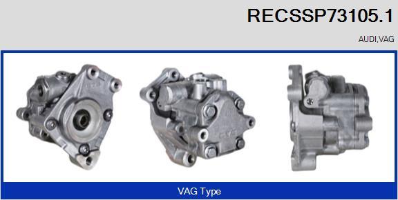 RECOFICIAL RECSSP73105.1 - Hidrosūknis, Stūres iekārta adetalas.lv