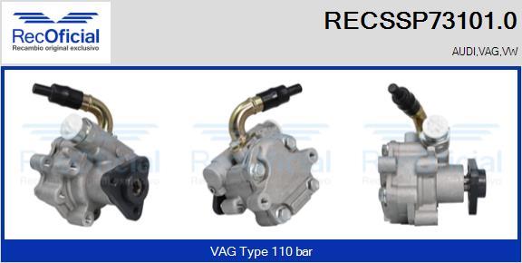 RECOFICIAL RECSSP73101.0 - Hidrosūknis, Stūres iekārta adetalas.lv