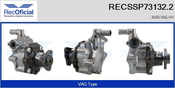 RECOFICIAL RECSSP73132.2 - Hidrosūknis, Stūres iekārta adetalas.lv