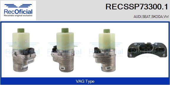 RECOFICIAL RECSSP73300.1 - Hidrosūknis, Stūres iekārta adetalas.lv