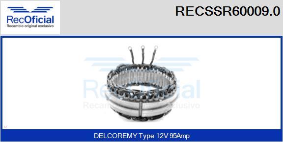 RECOFICIAL RECSSR60009.0 - Stators, Ģenerators adetalas.lv