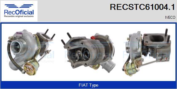 RECOFICIAL RECSTC61004.1 - Kompresors, Turbopūte adetalas.lv