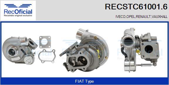 RECOFICIAL RECSTC61001.6 - Kompresors, Turbopūte adetalas.lv