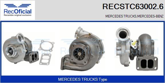 RECOFICIAL RECSTC63002.6 - Kompresors, Turbopūte adetalas.lv