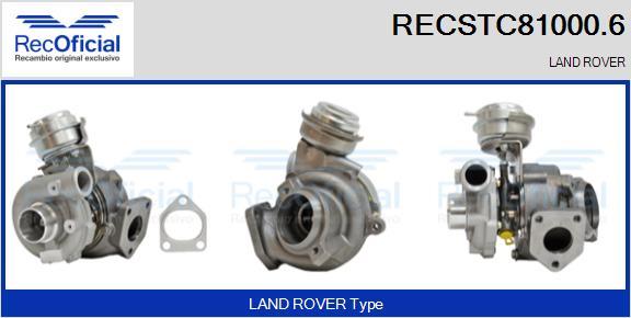 RECOFICIAL RECSTC81000.6 - Kompresors, Turbopūte adetalas.lv