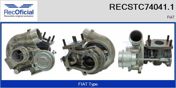 RECOFICIAL RECSTC74041.1 - Kompresors, Turbopūte adetalas.lv