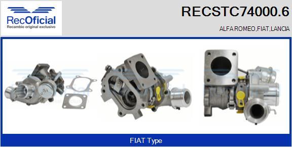 RECOFICIAL RECSTC74000.6 - Kompresors, Turbopūte adetalas.lv