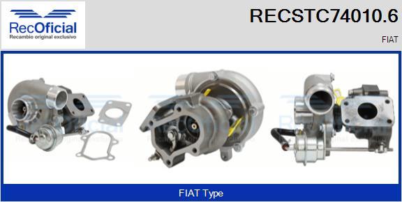 RECOFICIAL RECSTC74010.6 - Kompresors, Turbopūte adetalas.lv