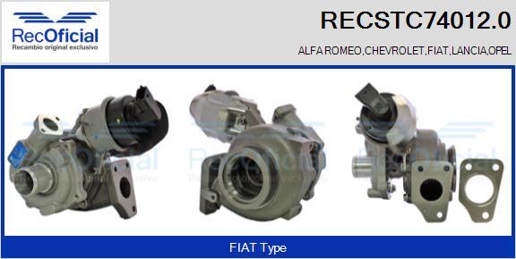 RECOFICIAL RECSTC74012.0 - Kompresors, Turbopūte adetalas.lv