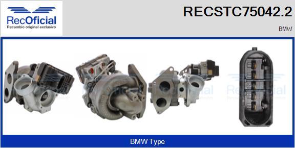 RECOFICIAL RECSTC75042.2 - Kompresors, Turbopūte adetalas.lv