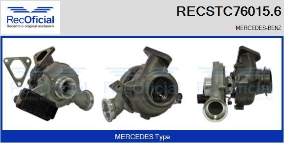 RECOFICIAL RECSTC76015.6 - Kompresors, Turbopūte adetalas.lv