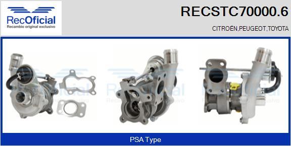 RECOFICIAL RECSTC70000.6 - Kompresors, Turbopūte adetalas.lv