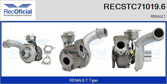 RECOFICIAL RECSTC71019.6 - Kompresors, Turbopūte adetalas.lv