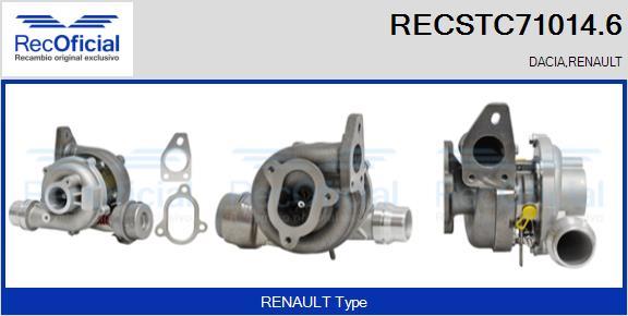 RECOFICIAL RECSTC71014.6 - Kompresors, Turbopūte adetalas.lv