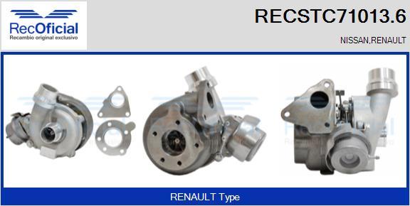 RECOFICIAL RECSTC71013.6 - Kompresors, Turbopūte adetalas.lv