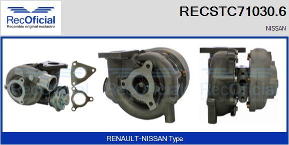 RECOFICIAL RECSTC71030.6 - Kompresors, Turbopūte adetalas.lv