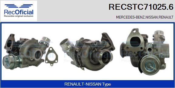 RECOFICIAL RECSTC71025.6 - Kompresors, Turbopūte adetalas.lv