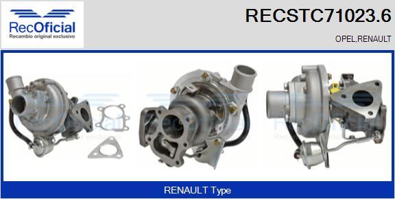 RECOFICIAL RECSTC71023.6 - Kompresors, Turbopūte adetalas.lv