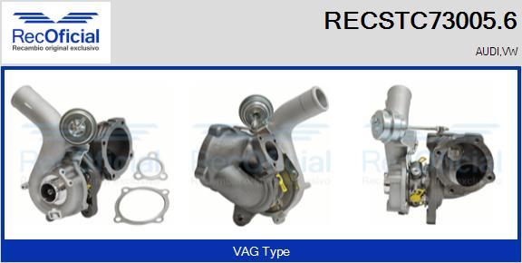 RECOFICIAL RECSTC73005.6 - Kompresors, Turbopūte adetalas.lv