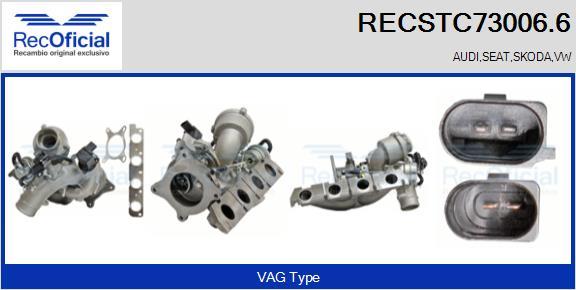 RECOFICIAL RECSTC73006.6 - Kompresors, Turbopūte adetalas.lv