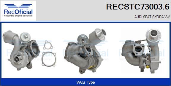 RECOFICIAL RECSTC73003.6 - Kompresors, Turbopūte adetalas.lv