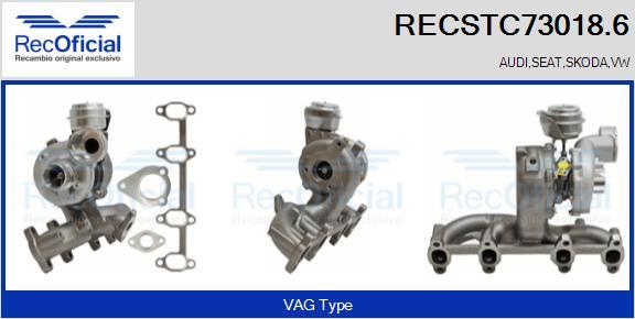 RECOFICIAL RECSTC73018.6 - Kompresors, Turbopūte adetalas.lv