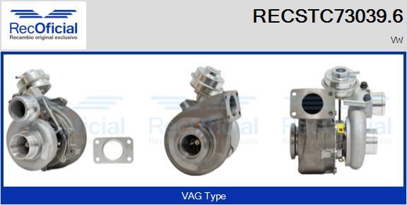 RECOFICIAL RECSTC73039.6 - Kompresors, Turbopūte adetalas.lv