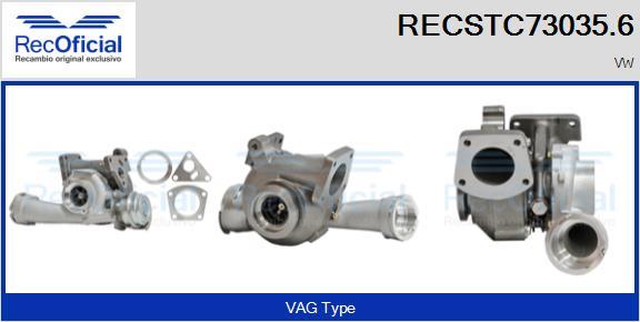 RECOFICIAL RECSTC73035.6 - Kompresors, Turbopūte adetalas.lv