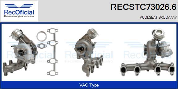 RECOFICIAL RECSTC73026.6 - Kompresors, Turbopūte adetalas.lv