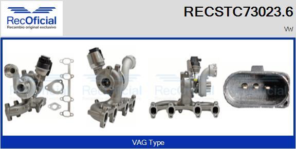 RECOFICIAL RECSTC73023.6 - Kompresors, Turbopūte adetalas.lv