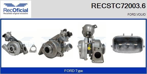 RECOFICIAL RECSTC72003.6 - Kompresors, Turbopūte adetalas.lv