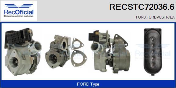 RECOFICIAL RECSTC72036.6 - Kompresors, Turbopūte adetalas.lv