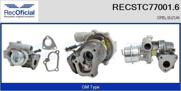 RECOFICIAL RECSTC77001.6 - Kompresors, Turbopūte adetalas.lv