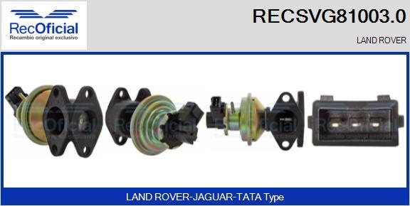 RECOFICIAL RECSVG81003.0 - Izpl. gāzu recirkulācijas vārsts adetalas.lv