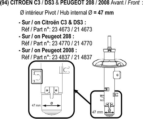 Record France 104770 - Amortizators adetalas.lv