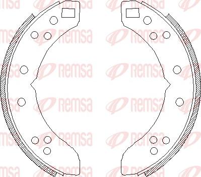 Remsa 4635.00 - Bremžu loki adetalas.lv