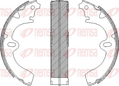 Remsa 4097.00 - Bremžu loki adetalas.lv