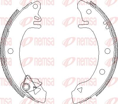 Remsa 4100.00 - Bremžu loki adetalas.lv