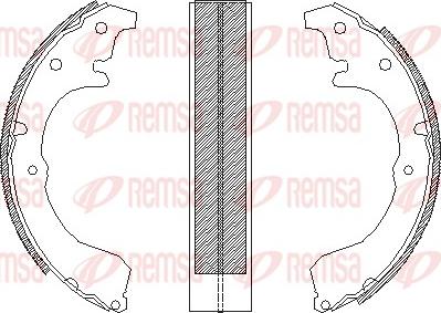 Remsa 4333.00 - Bremžu loki adetalas.lv