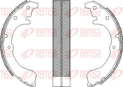 Remsa 4321.00 - Bremžu loki adetalas.lv