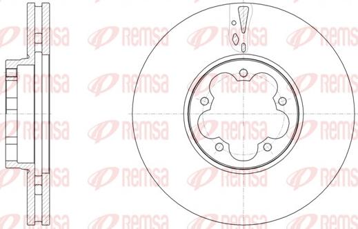 Remsa 61568.10 - Bremžu diski adetalas.lv