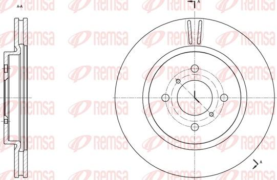 Remsa 61538.10 - Bremžu diski adetalas.lv