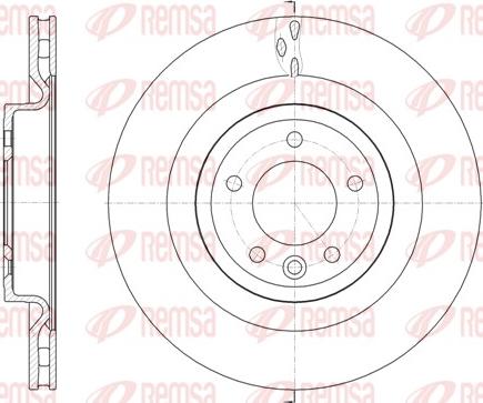 Remsa 61614.10 - Bremžu diski adetalas.lv