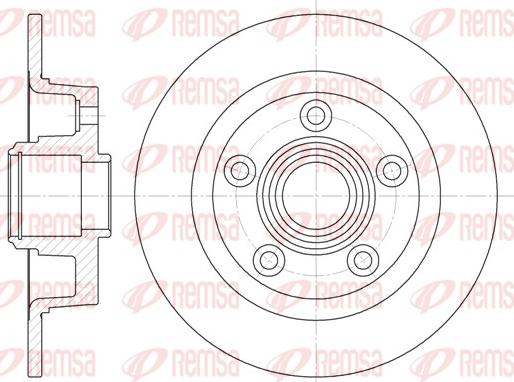 Remsa 61114.00 - Bremžu diski adetalas.lv