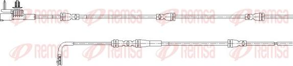 Remsa 001185 - Indikators, Bremžu uzliku nodilums adetalas.lv